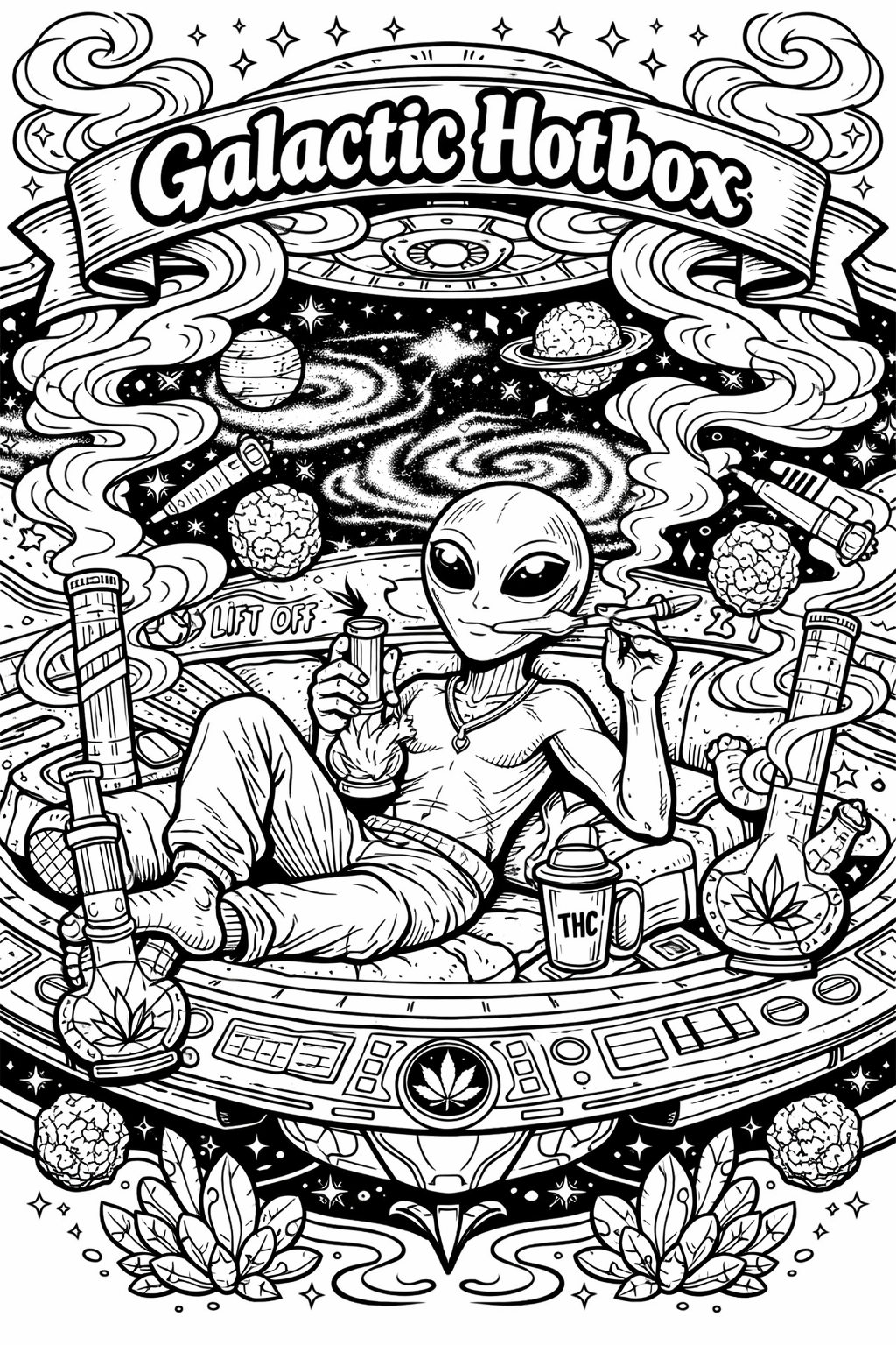 Trip Anyone... Adult Coloring Book Digital copy