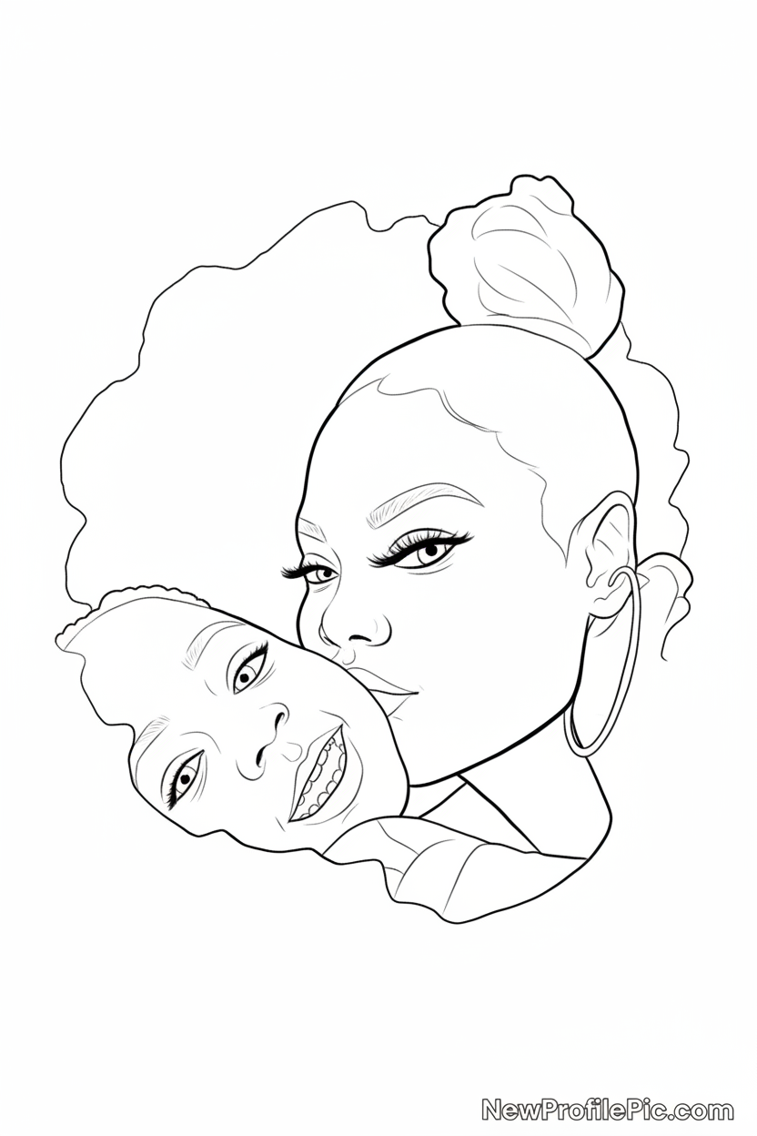 Customized coloring book