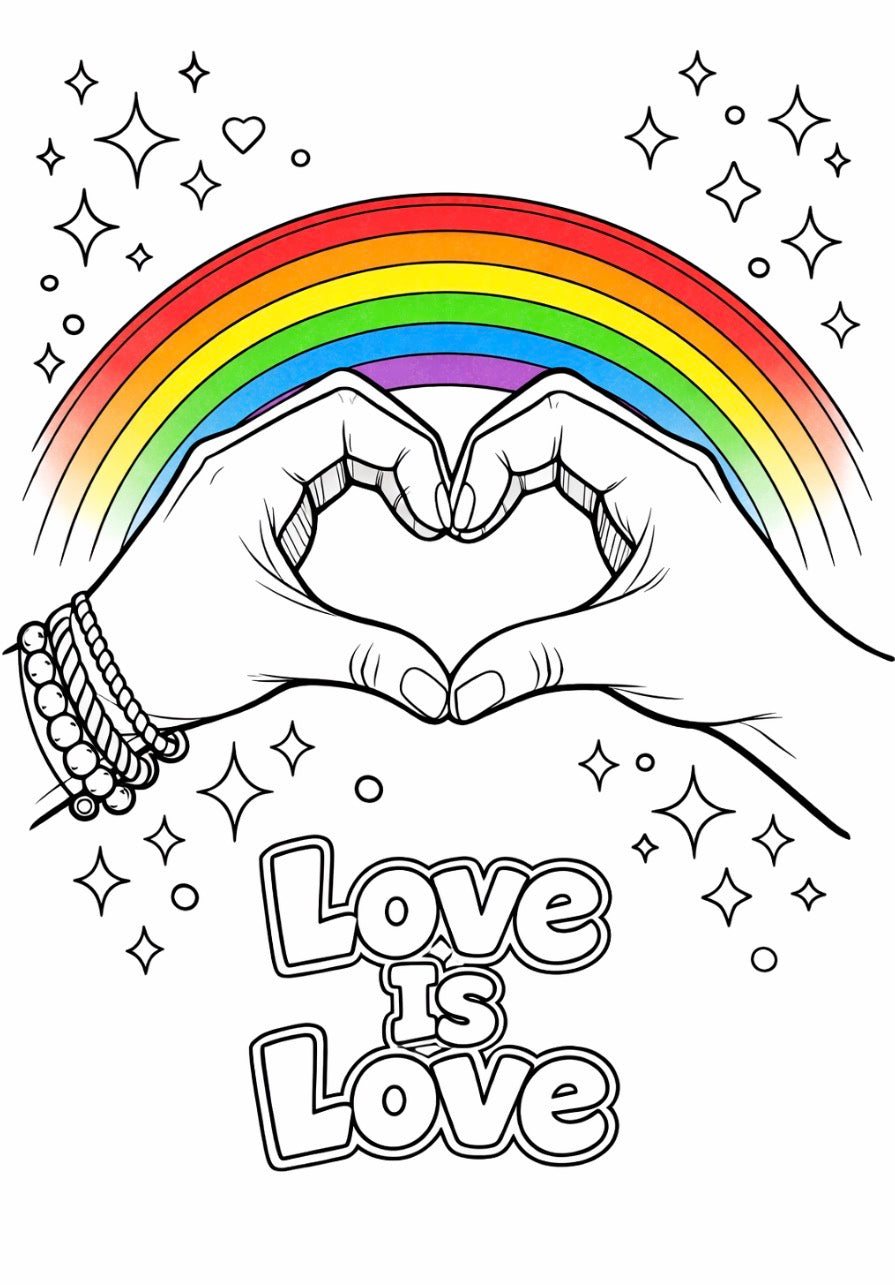 Customized coloring book
